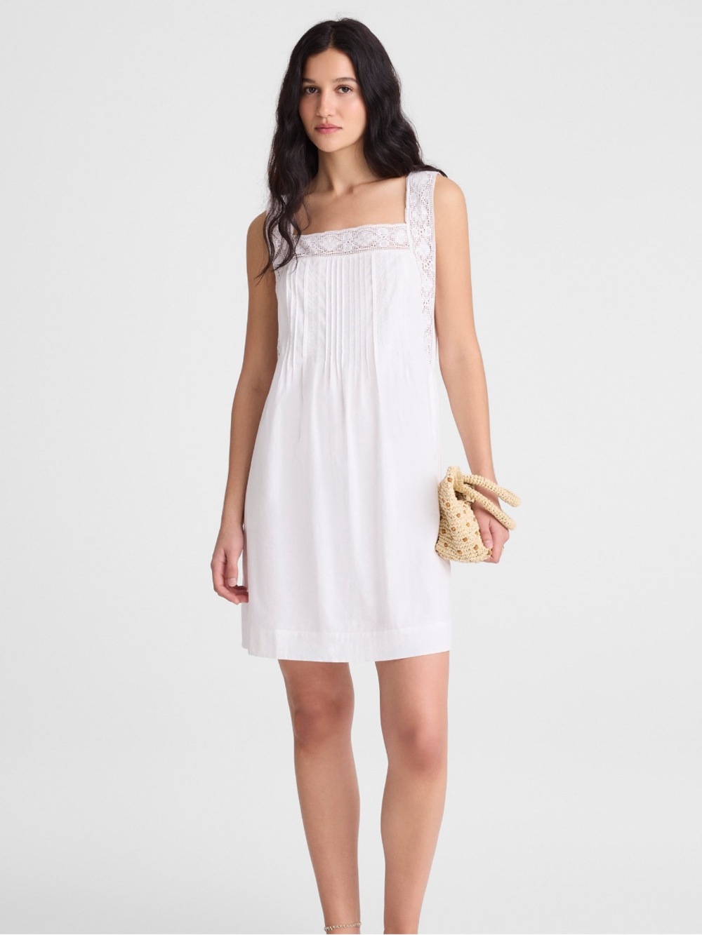 Madewell White Sophie Mini Dress